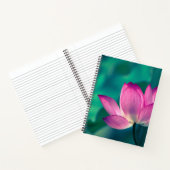 Lotus Water Lily Blume Notizblock (Innenseite)