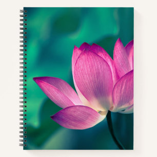 Lotus Water Lily Blume Notizblock