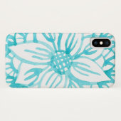 Lotus Watercolor iPhone Case (Rückseite (Horizontal))