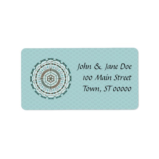 Lotus Weave Address Label Adressaufkleber (Vorne)