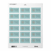 Lotus Weave Address Label Adressaufkleber (Vorne)