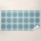 Lotus Weave Beach Handtuch (Vorderseite)