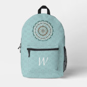 Lotus Weave Bedruckter Rucksack (Vorderseite)