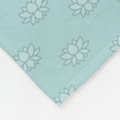 Lotus Weave Fleece Blanket (Ecke)