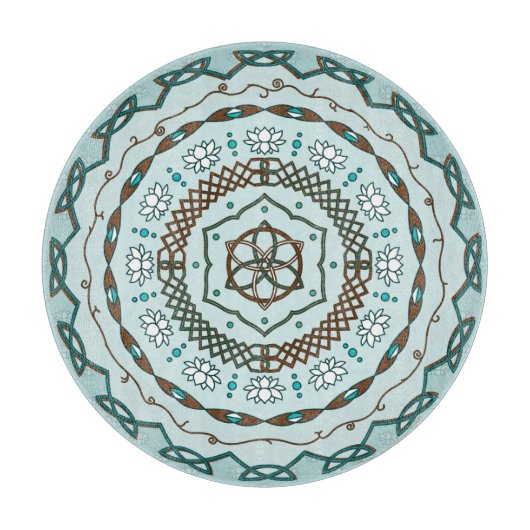 Lotus Weave Glass Cutting Board Schneidebrett (Vorderseite)
