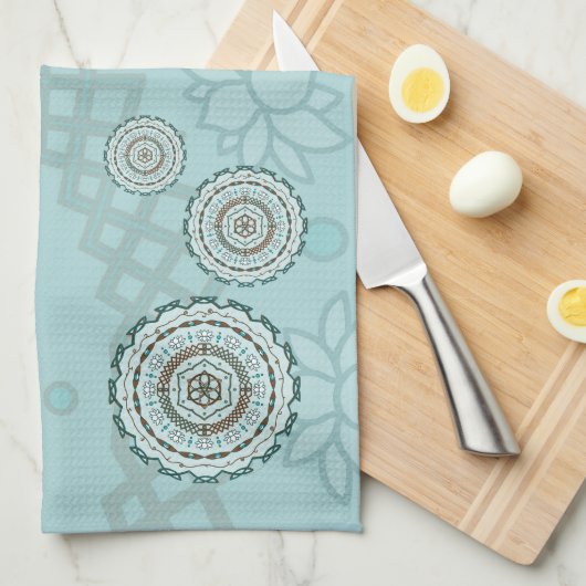 Lotus Weave Handtuch (Viertel Falte)