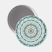 Lotus Weave Magnet (Vorderseite/Rückseite)