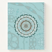 Lotus Weave Spiral Notebook Notizbuch (Rückseite)