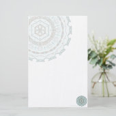 Lotus Weave Stationery Briefpapier (Stehend Vorderseite)