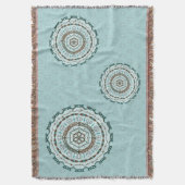 Lotus-Webart-Wurfs-Decke Decke (Vorderseite Vertikal)