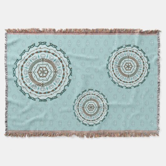 Lotus-Webart-Wurfs-Decke Decke (Vorderseite)