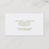 Lotus Wellness and Mental Health Healing Arts Visitenkarte (Rückseite)