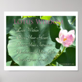 "Lotus Wisdom" Poster, 10" x 8" Poster (Vorne)