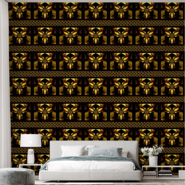 Lotus Yellow 1 Tapete (Schlafzimmer)