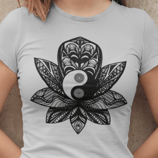 Lotus Yin Yang T-Shirt