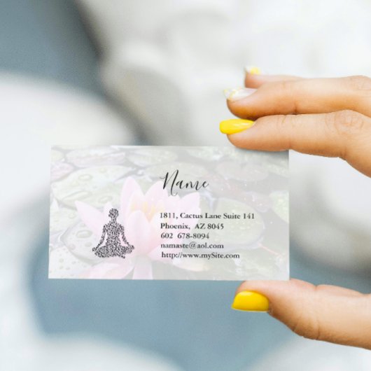 Lotus Yoga 2 Visitenkarte