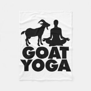 Lotus-Yoga-Haltung Ziegen-Yoga _1 Fleecedecke