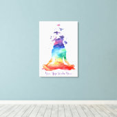 LOTUS YOGA LEINWAND (Insitu (Holzboden))