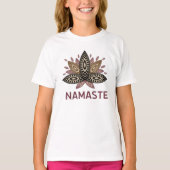 Lotus yoga mandala Blume namaste hippie T-Shirt (Vorderseite)