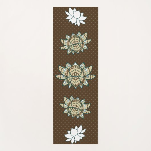 Lotus Yoga Mat Yogamatte (Vorderseite)