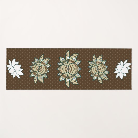 Lotus Yoga Mat Yogamatte (Vorderseite (Horizontal))