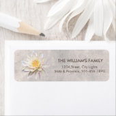 Lotus Yoga Mediation Floral Return Labels (Insitu)