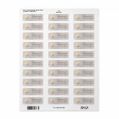 Lotus Yoga Mediation Floral Return Labels (Vorne)