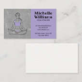 Lotus | Yoga Mediation Visitenkarte (Vorne/Hinten)