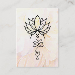 *~* Lotus Yoga Peony Nirvana Sacred Geometry  Visitenkarte