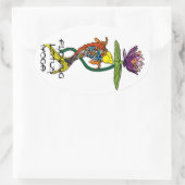 Lotus Yoga Sticker (Tasche)