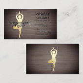 Lotus | Yoga Studio | Lehrer Visitenkarte (Vorne/Hinten)
