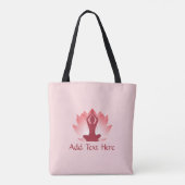 Lotus & Yoga Tasche (Rückseite)