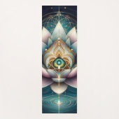 Lotus Yogamatte (Vorderseite)