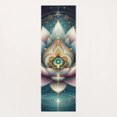 Lotus Yogamatte (Rückseite)