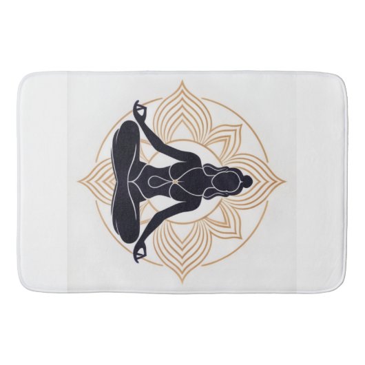 Lotus Zen Bath Mat Badematte (Vorderseite)