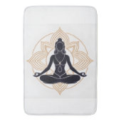 Lotus Zen Bath Mat Badematte (Vorderseite Vertikal)