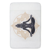 Lotus Zen Bath Mat Badematte (Vorderseite Vertikal)