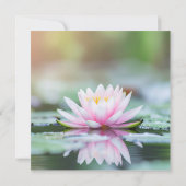 LOTUS - ZEN BUDDHISM - Greeting cards (Rückseite)