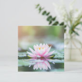 LOTUS - ZEN-BUDDHISMUS - Grußkarten (Stehend Vorderseite)