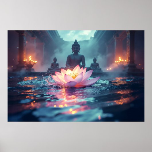 LOTUS - ZEN-BUDDHISMUS POSTER (Vorne)