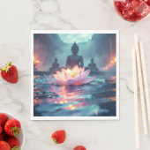 LOTUS - ZEN-BUDDHISMUS SERVIETTE (Beispiel)