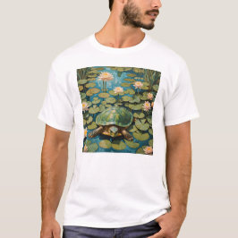 Lotus Zitat aus dem Buddha - T-Shirt