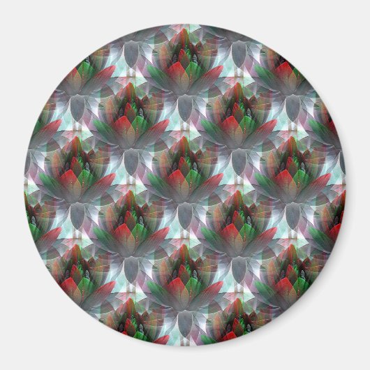 Lotus zu Weihnachten.... Magnet (Vorne)