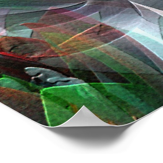 Lotus zu Weihnachten.... Poster (Ecke)