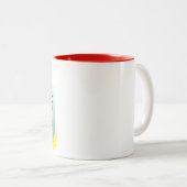 Lotus Zweifarbige Tasse (VorderseiteRechts)