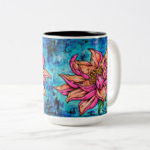Lotus Zweifarbige Tasse (VorderseiteRechts)