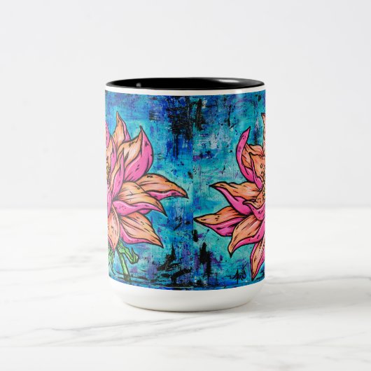 Lotus Zweifarbige Tasse (Mittel)