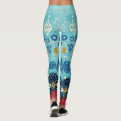 Lotusblume Leggings (Rückseite)