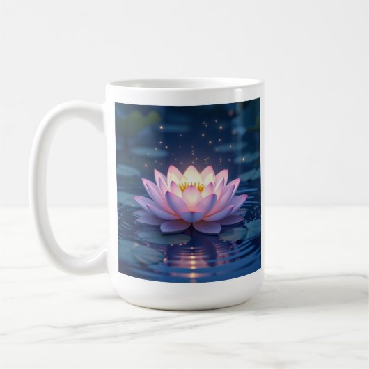 Lotusblumen-Kaffeetasse Kaffeetasse (Links)