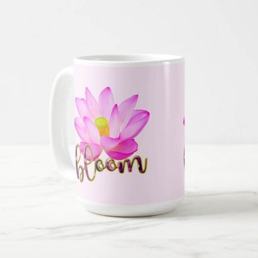 Lotusblüte Kaffeetasse (Vorderseite Links)